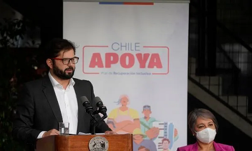 Presidente Boric anunció plan de apoyo y estímulo económico